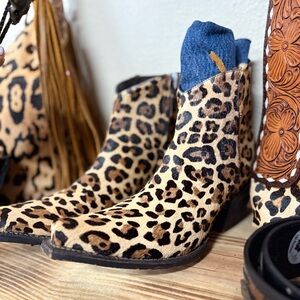 Ariat Leopard Print Ankle Boots